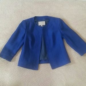 Banana Republic Textured Royal Blue Blazer